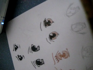 how to draw anime eyes by miki nakano