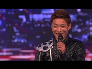 japanese dancer on the show "america's got talent". american minute of fame (good mood, talent, star).